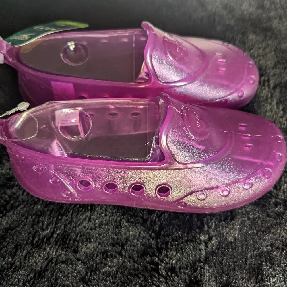 Kids Purple Jelly Aquatic Shoes